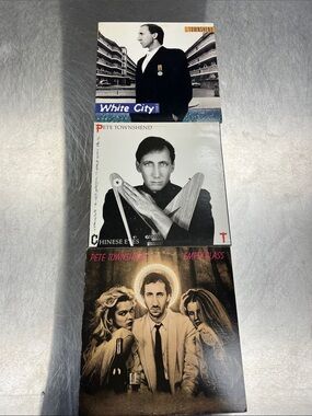 White City / Chinese Eyes / Empty Glass Pete Townshend Vinyl Bundle Lot